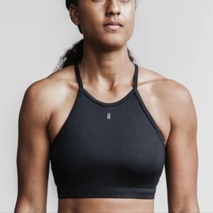 NWT NOBULL Black Halter Sports Bra Size xs